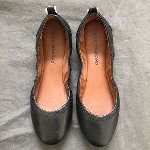 Lucky Brand Black Flats